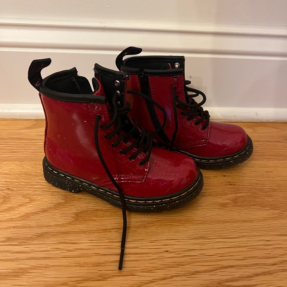 Kids Red Dr. Martens